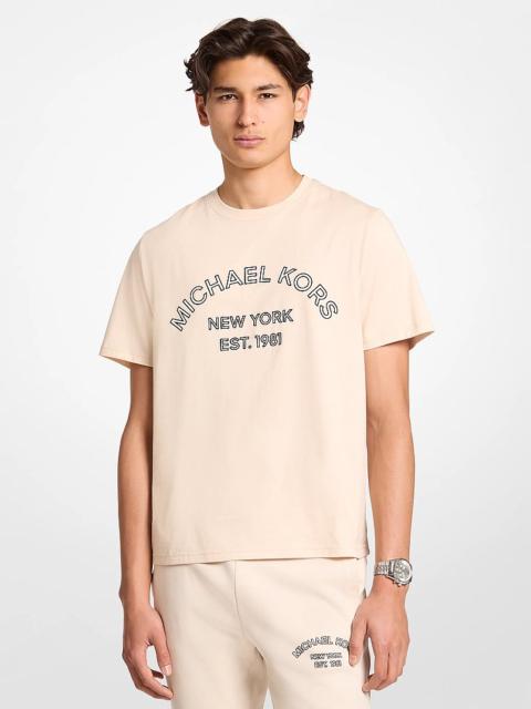 MICHAEL KORS Graphic Logo Cotton Jersey T-Shirt