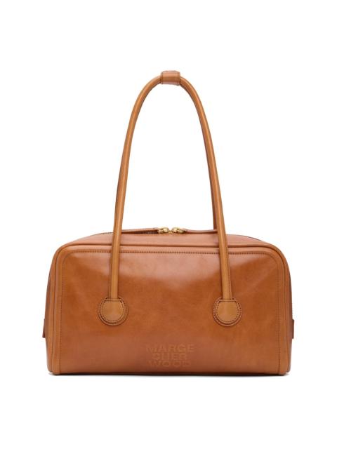 MARGESHERWOOD Brown Soft Boston Small Bag