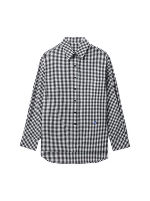ADER error Tetris-appliquÃ© checkered shirt