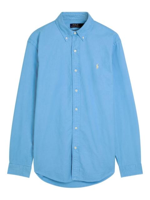 Polo Ralph Lauren button embroidered-logo shirt