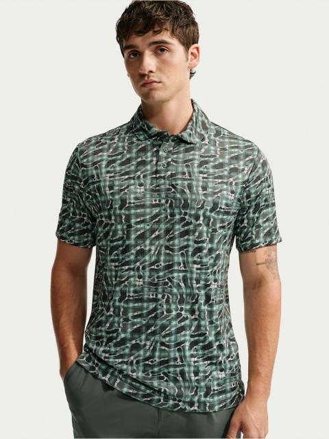 Nike Nike Par Men's Dri-FIT Tartan Camo Print Golf Polo