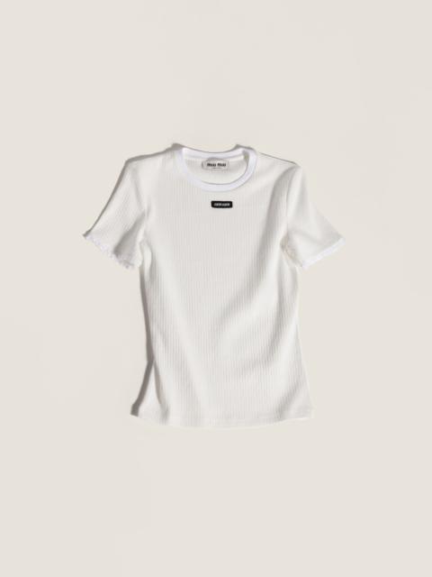 Miu Miu Cotton T-shirt