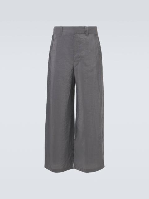 Lemaire Silk-blend barrel-leg pants