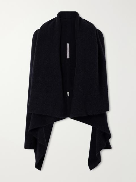 Rick Owens Draped Wool-blend Cardigan