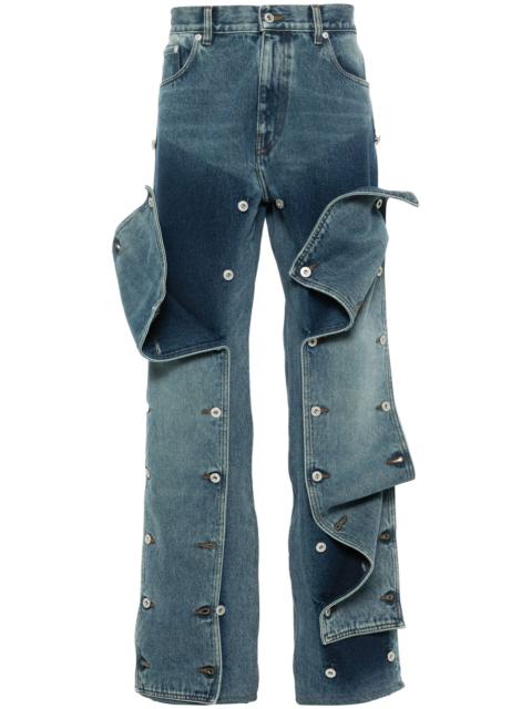 Y/Project Evergreen Snap Off straight-leg jeans