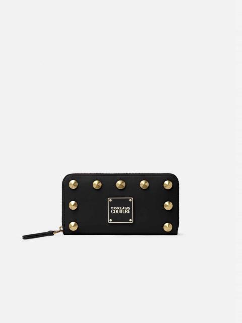 VERSACE JEANS COUTURE Studded Logo Wallet