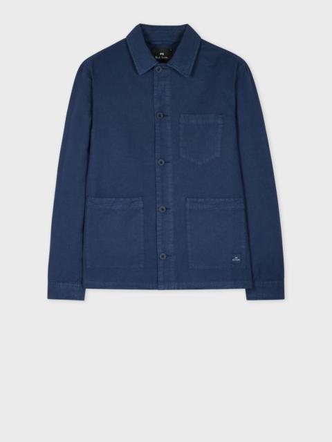 Paul Smith Navy Cotton-Linen Work Jacket