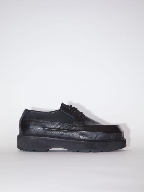 Acne Studios Leather derby shoes - Black