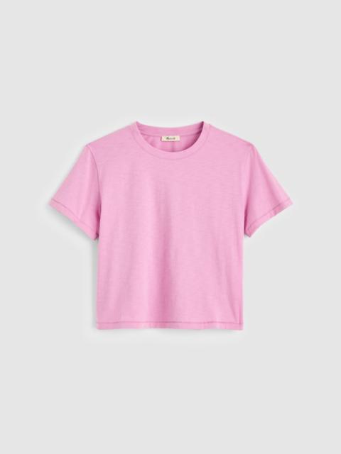 Madewell The Easy Crop Crewneck Tee in Soft Slub