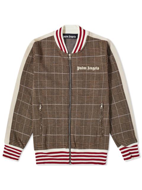Palm Angels Palm Angels Checked Track Bomber Jacket