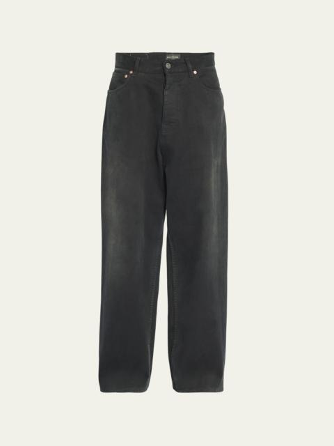 Men's Relaxed Jeans in Black