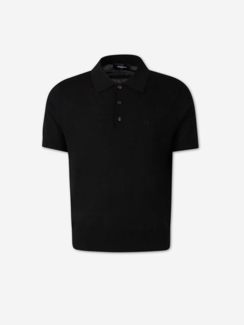 DSQUARED2 FINE KNIT POLO SHIRT