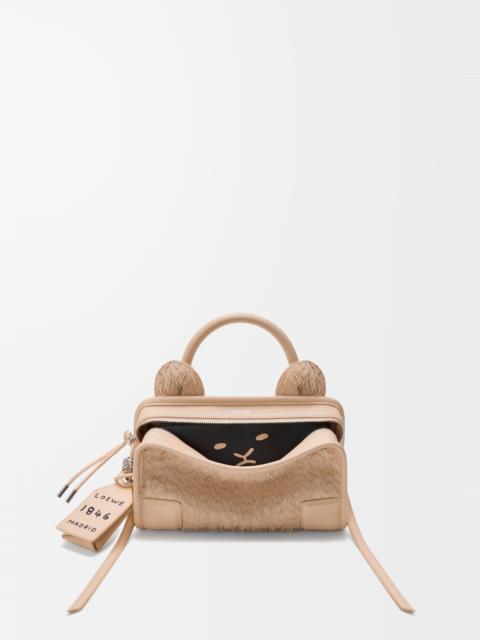 Loewe Mini Lion Fringed Cut Amazona 180 bag in nappa lambskin