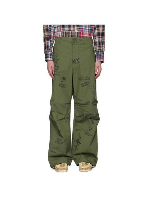 Engineered Garments Green Over Trousers