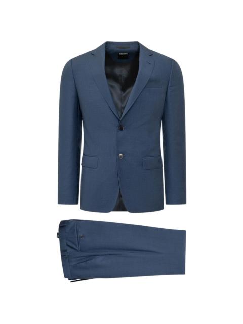 ZEGNA button-up wool suit