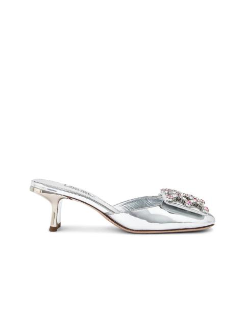 Miu Miu Metallic Sandals