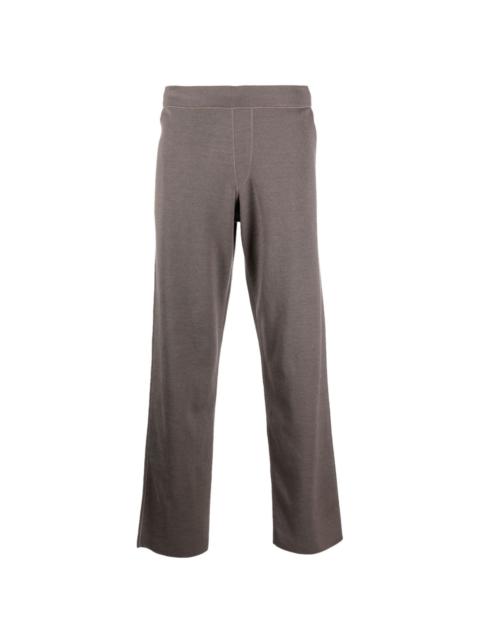 drawstring-fastening track pants