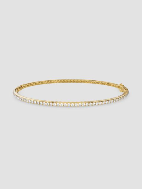 DAVID YURMAN Women's Micro Pavé Bracelet in 18K Yellow Gold - Diamond