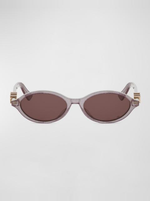 Dior DiorTreasure R1I Acetate Oval Sunglasses