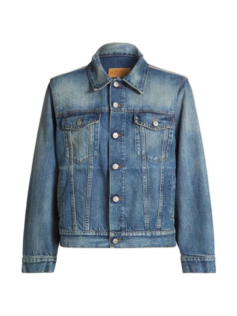 MM6 Maison Margiela Women's Denim Button-Front Jacket - Medium Blue