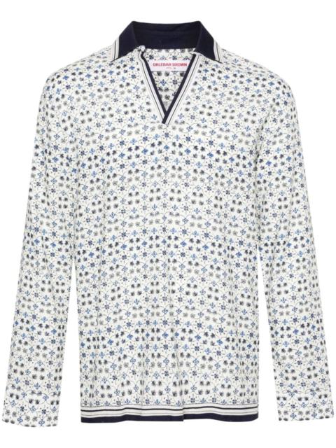 ORLEBAR BROWN Ridley Fiore spread-collar shirt