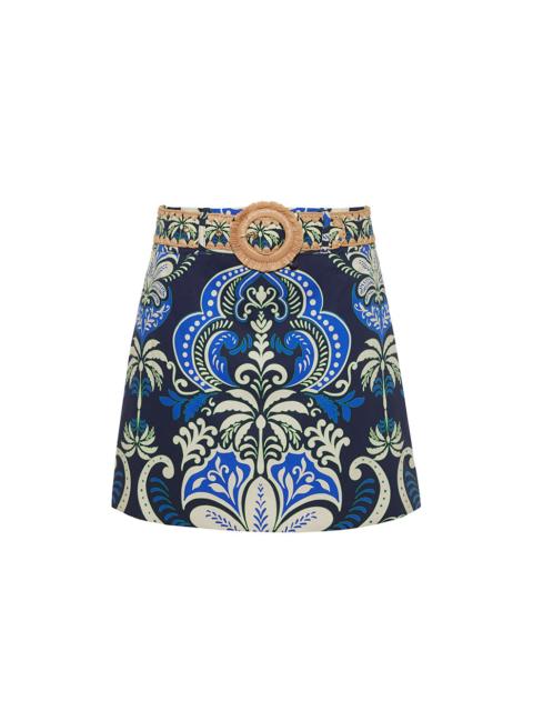Cara Cara Blaze Skirt
The Chic Raffia Belt Cinches This Sophisticated Mini Silhouette