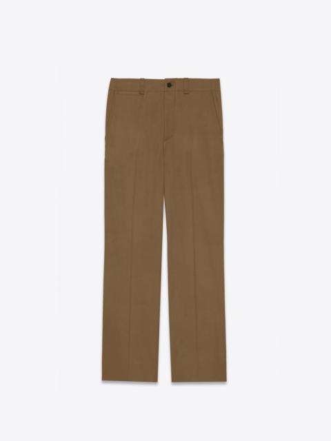 SAINT LAURENT pants in cotton twill