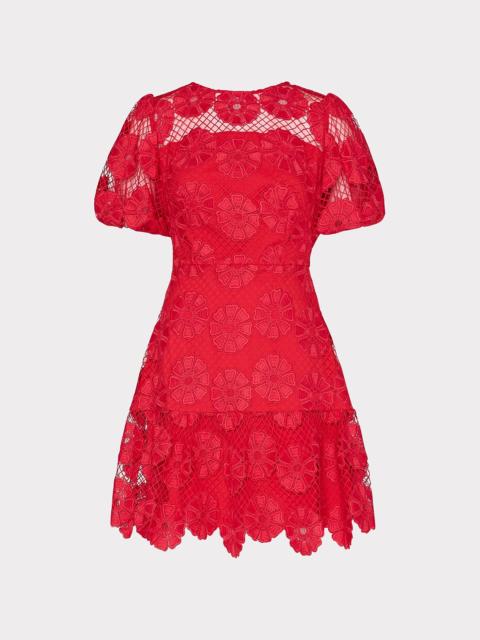 MILLY Yasmin Daisy Lace Dress