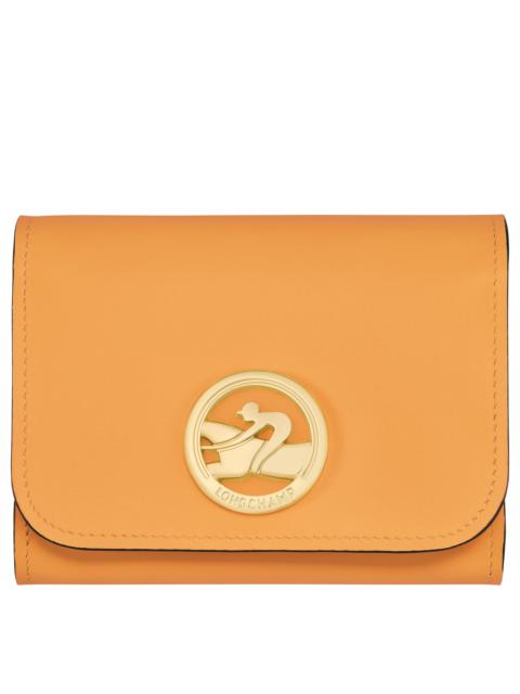 Longchamp Box-Trot Wallet Apricot - Leather
