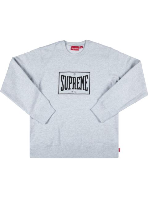 Supreme Supreme x WTAPS Crewneck 'Light Olive' | REVERSIBLE