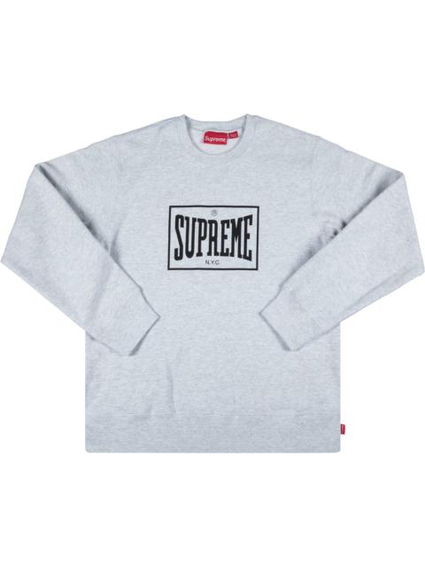 Supreme Warm Up Crewneck 'Ash Grey'