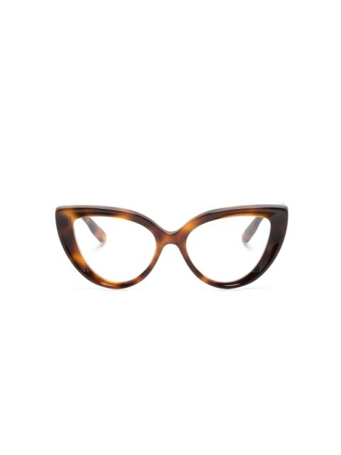 tortoiseshell cat-eye glasses