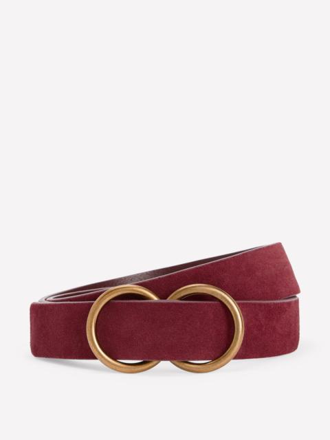 BODEN Double Ring Belt-Oxblood