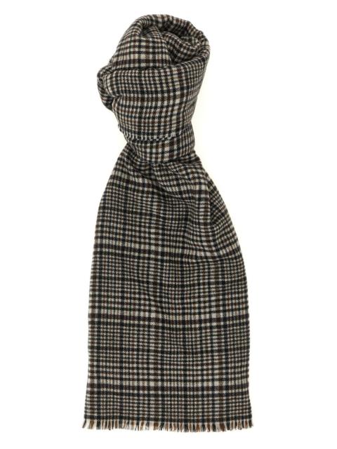Brunello Cucinelli Prince Of Wales Cashmere Scarf