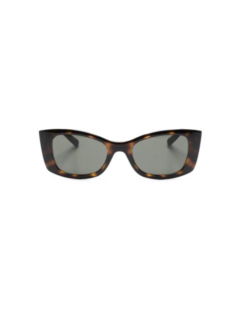 logo-engraved cat-eye-frame sunglasses