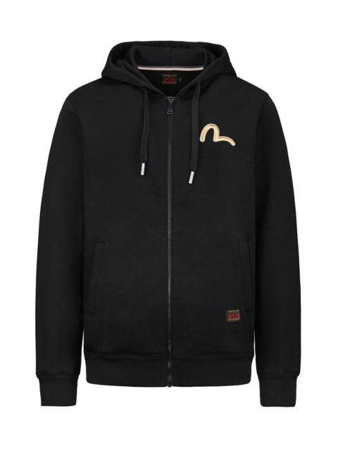 EVISU TAKA PRINT ZIP-UP HOODIE