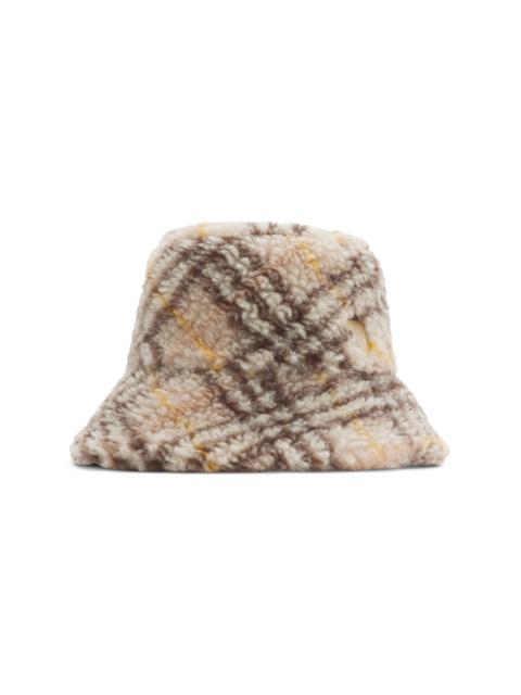 Burberry checkered bucket hat