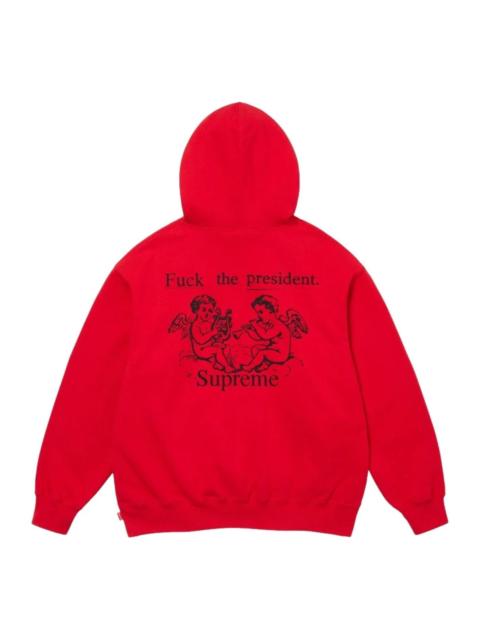 Supreme Supreme FW25 President Hooded Sweatshirt 'Red' FW25SW80-RED