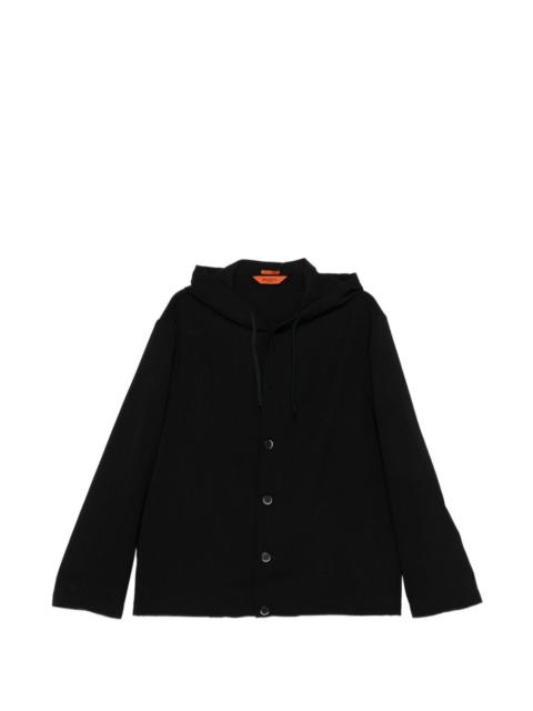 BARENA button hooded jacket