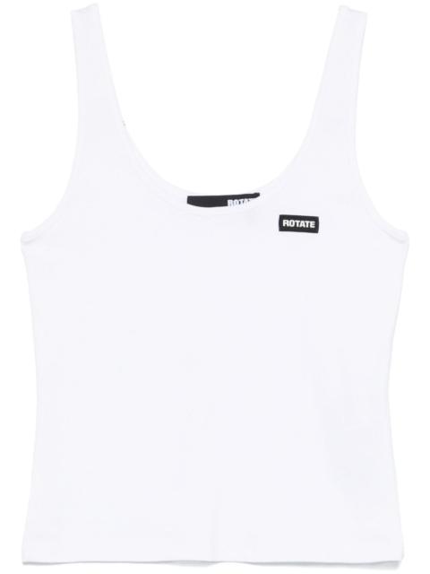 ROTATE logo-patch tank top