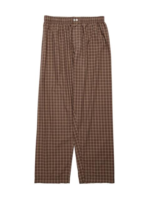 TEKLA Tekla Fine Twill Pyjama Pants Serra Checks