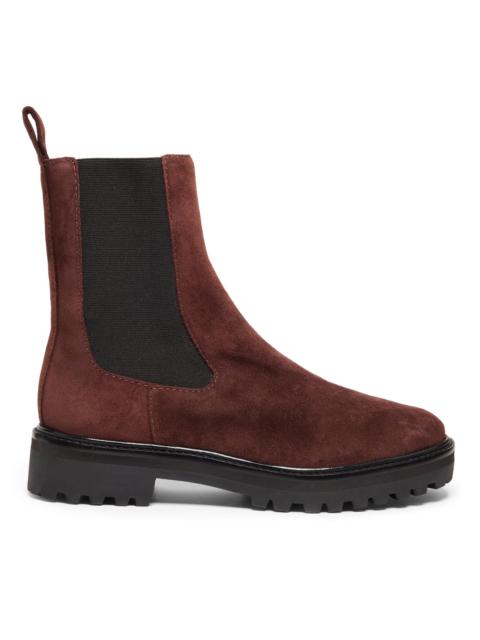 Reformation Women's Katerina Lug Sole Chelsea Boots - Espresso Suede
