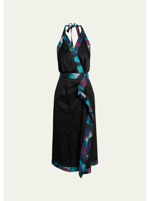 Dries Van Noten Dole Bis Halter Midi Dress