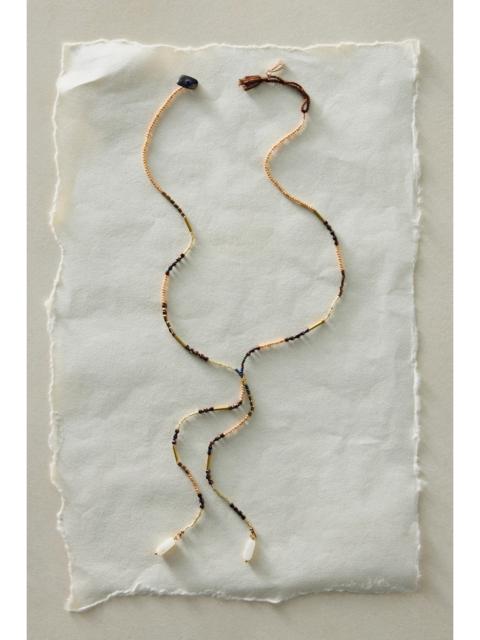 FREE PEOPLE Muse Semi-Precious Beaded Lariat Necklace