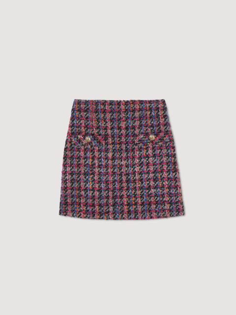 Sandro SHORT TWEED SKIRT