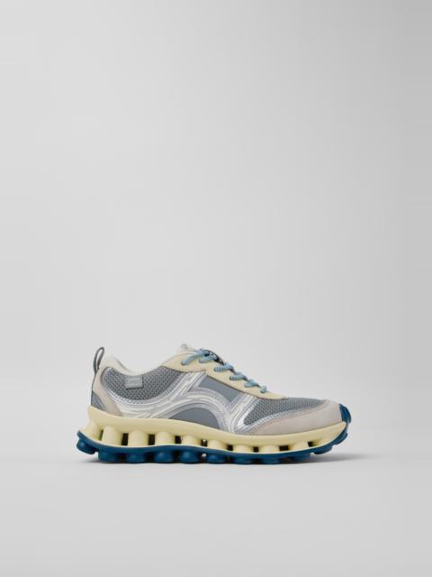 CAMPER Pelotissima Gray Sorona Textile and Nubuck Sneakers for Women.