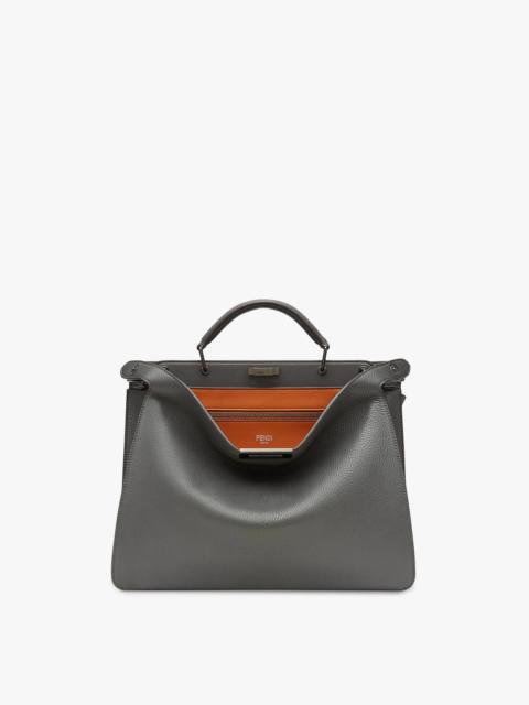 FENDI Gray leather bag