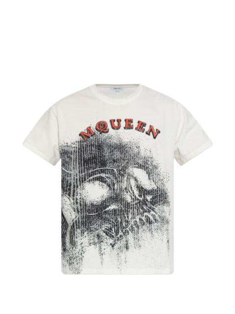 Alexander McQueen skull-print logo T-shirt