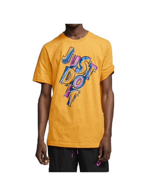 Nike NSW "Just Do It" graphic t-shirt "Yellow" CZ8928 739