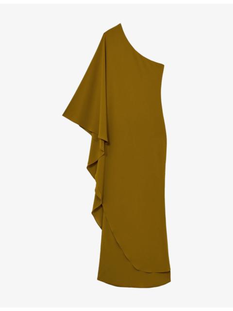 REISS Reiss x Atelier Lainey One-Shoulder Woven Maxi Dress